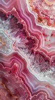 Close Up of Pink and White Marble photo
