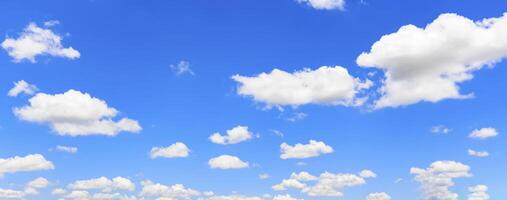 Azure Skies and Fluffy Clouds photo