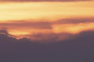 cielo de la hora dorada foto