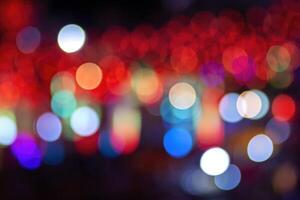 Colorful Bokeh Lights Background photo