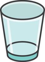 glass icon illustration vector