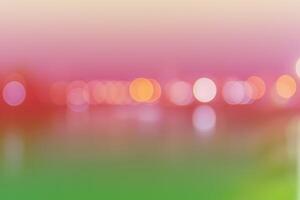 Pink and Green Bokeh photo