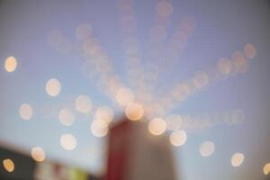 Bokeh Lights in the City photo