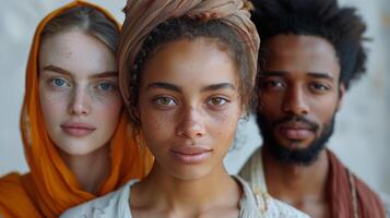 Group of People Standing Together photo