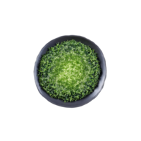 wakame mandala une Frais circulaire modèle de wakame algue avec poudre diffusion et vapeur en hausse png