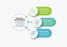 Presentation business infographic template vector