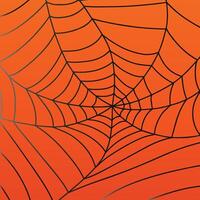 Halloween web. Frame, background for decoration. Handmade web. illustration. vector