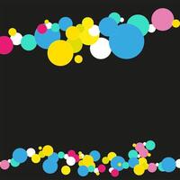 background with colorful bubbles vector