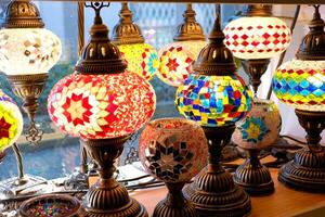 Granville Island Turkish lamps photo