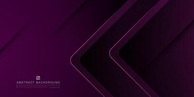 Futuristic cool design dark purple square geometric background with overlap layer on dark space background. Eps10 vector