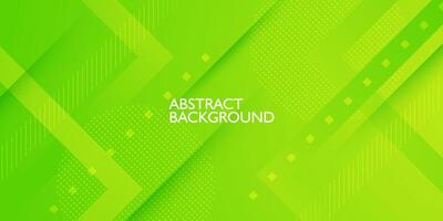 Abstract green futuristic background. Overlap template with overlay lines. Bright green background with trendy pattern design. Eps10 vector
