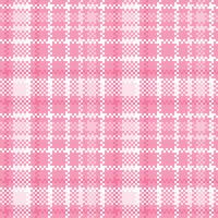 Tartan Pattern Seamless. Pastel Scottish Tartan Pattern Traditional Pastel Scottish Woven Fabric. Lumberjack Shirt Flannel Textile. Pattern Tile Swatch Included. vector