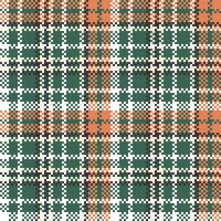 Plaid Patterns Seamless. Tartan Seamless Pattern Template for Design Ornament. Seamless Fabric Texture. vector