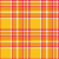 Scottish Tartan Pattern. Checker Pattern Template for Design Ornament. Seamless Fabric Texture. vector