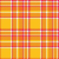 Scottish Tartan Pattern. Checker Pattern Template for Design Ornament. Seamless Fabric Texture. vector