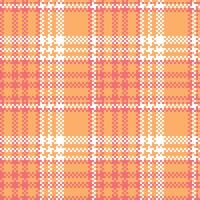 Scottish Tartan Pattern. Checkerboard Pattern Seamless Tartan Illustration Set for Scarf, Blanket, Other Modern Spring Summer Autumn Winter Holiday Fabric Print. vector