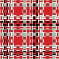 Scottish Tartan Seamless Pattern. Gingham Patterns for Scarf, Dress, Skirt, Other Modern Spring Autumn Winter Fashion Textile Design. vector