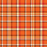 Tartan Plaid Pattern Seamless. Scottish Plaid, Template for Design Ornament. Seamless Fabric Texture. Illustration vector