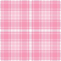 Tartan Pattern Seamless. Pastel Gingham Patterns Traditional Pastel Scottish Woven Fabric. Lumberjack Shirt Flannel Textile. Pattern Tile Swatch Included. vector