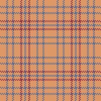 Tartan Seamless Pattern. Classic Scottish Tartan Design. Traditional Scottish Woven Fabric. Lumberjack Shirt Flannel Textile. Pattern Tile Swatch Included. vector