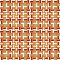 Plaid Pattern Seamless. Scottish Tartan Pattern Traditional Scottish Woven Fabric. Lumberjack Shirt Flannel Textile. Pattern Tile Swatch Included. vector