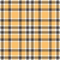 Plaid Pattern Seamless. Traditional Scottish Checkered Background. Template for Design Ornament. Seamless Fabric Texture. vector