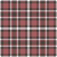 Plaid Pattern Seamless. Classic Scottish Tartan Design. Template for Design Ornament. Seamless Fabric Texture. vector