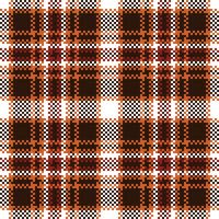 Scottish Tartan Pattern. Plaid Pattern Seamless for Scarf, Dress, Skirt, Other Modern Spring Autumn Winter Fashion Textile Design. vector