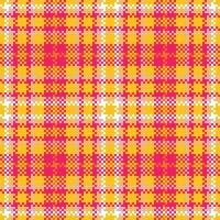 Scottish Tartan Pattern. Checkerboard Pattern Traditional Scottish Woven Fabric. Lumberjack Shirt Flannel Textile. Pattern Tile Swatch Included. vector