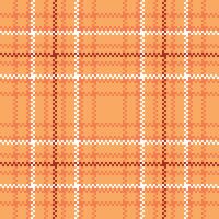 Scottish Tartan Seamless Pattern. Plaids Pattern Seamless Template for Design Ornament. Seamless Fabric Texture. vector