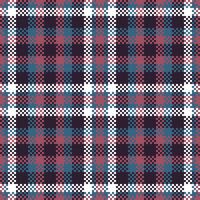 Tartan Plaid Seamless Pattern. Traditional Scottish Checkered Background. Seamless Tartan Illustration Set for Scarf, Blanket, Other Modern Spring Summer Autumn Winter Holiday Fabric vector