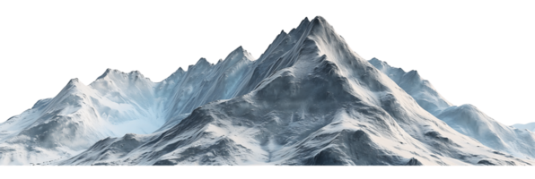 AI Mountain on Transparent Background png