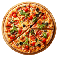 Transparent Background Isolated Pizza png