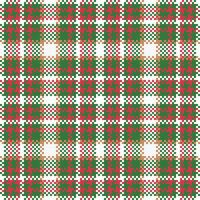 Scottish Tartan Plaid Seamless Pattern, Checker Pattern. Seamless Tartan Illustration Set for Scarf, Blanket, Other Modern Spring Summer Autumn Winter Holiday Fabric Print. vector