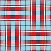 Tartan Plaid Pattern Seamless. Traditional Scottish Checkered Background. Traditional Scottish Woven Fabric. Lumberjack Shirt Flannel Textile. Pattern Tile Swatch Included. vector