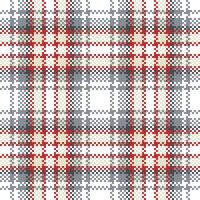 Scottish Tartan Plaid Seamless Pattern, Classic Plaid Tartan. Traditional Scottish Woven Fabric. Lumberjack Shirt Flannel Textile. Pattern Tile Swatch Included. vector