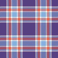 Scottish Tartan Plaid Seamless Pattern, Abstract Check Plaid Pattern. Template for Design Ornament. Seamless Fabric Texture. Illustration vector