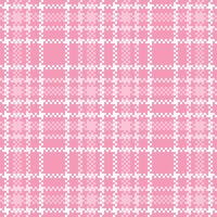 Tartan Pattern Seamless. Pastel Scottish Tartan Pattern Traditional Pastel Scottish Woven Fabric. Lumberjack Shirt Flannel Textile. Pattern Tile Swatch Included. vector