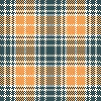 Plaids Pattern Seamless. Checker Pattern Seamless Tartan Illustration Set for Scarf, Blanket, Other Modern Spring Summer Autumn Winter Holiday Fabric Print. vector