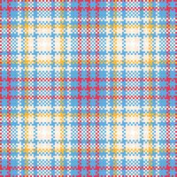 Plaid Patterns Seamless. Checker Pattern Seamless Tartan Illustration Set for Scarf, Blanket, Other Modern Spring Summer Autumn Winter Holiday Fabric Print. vector