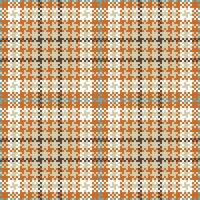 Scottish Tartan Plaid Seamless Pattern, Plaids Pattern Seamless. Seamless Tartan Illustration Set for Scarf, Blanket, Other Modern Spring Summer Autumn Winter Holiday Fabric Print. vector