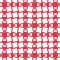 Scottish Tartan Plaid Seamless Pattern, Checker Pattern. Seamless Tartan Illustration Set for Scarf, Blanket, Other Modern Spring Summer Autumn Winter Holiday Fabric Print. vector