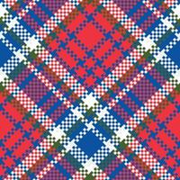 Scottish Tartan Plaid Seamless Pattern, Tartan Seamless Pattern. Template for Design Ornament. Seamless Fabric Texture. Illustration vector