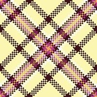 Plaid Pattern Seamless. Traditional Scottish Checkered Background. Flannel Shirt Tartan Patterns. Trendy Tiles for Wallpapers. vector