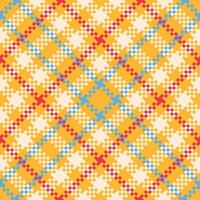 Plaid Patterns Seamless. Checkerboard Pattern Template for Design Ornament. Seamless Fabric Texture. vector
