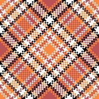 Plaid Patterns Seamless. Traditional Scottish Checkered Background. Template for Design Ornament. Seamless Fabric Texture. vector