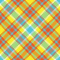Scottish Tartan Seamless Pattern. Traditional Scottish Checkered Background. Traditional Scottish Woven Fabric. Lumberjack Shirt Flannel Textile. Pattern Tile Swatch Included. vector