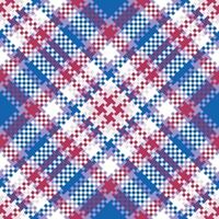 Tartan Plaid Seamless Pattern. Gingham Patterns. Template for Design Ornament. Seamless Fabric Texture. Illustration vector