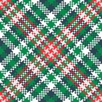 Tartan Plaid Seamless Pattern. Checker Pattern. Seamless Tartan Illustration Set for Scarf, Blanket, Other Modern Spring Summer Autumn Winter Holiday Fabric Print. vector