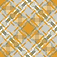 Scottish Tartan Plaid Seamless Pattern, Gingham Patterns. Traditional Scottish Woven Fabric. Lumberjack Shirt Flannel Textile. Pattern Tile Swatch Included. vector